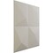 Ekena Millwork 19 5/8in. W x 19 5/8in. H Ellis EnduraWall Decorative 3D Wall Panel Covers 2.67 Sq. Ft. WP20X20ELGBW - alternate 5